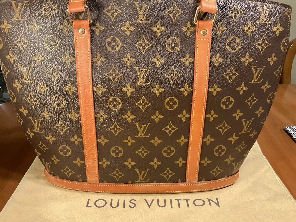 Louis Vuitton Babylone Brown Canvas Shoulder Bag (Pre-Owned)