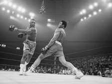 Photo Muhammad Ali vs. Joe Frazier - New York (1971) - Noir et blanc - 15×20