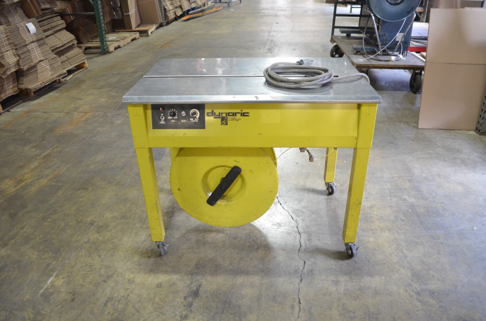 DYNARIC, SEMI-AUTO, PLASTIC STRAPPING MACHINE, SM-65