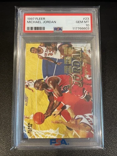 1997-98 Fleer - Michael Jordan #23 PSA 10 Gem Mint Chicago Bulls