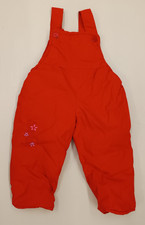 Pantaloni da Sci Pantaloni Invernali Neve Salopette Tgl 92 98 Top Rosso