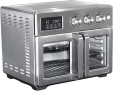 bella PRO - 12-in-1 6-Slice Toaster Oven + 33-qt. Air Fryer with French Doors...