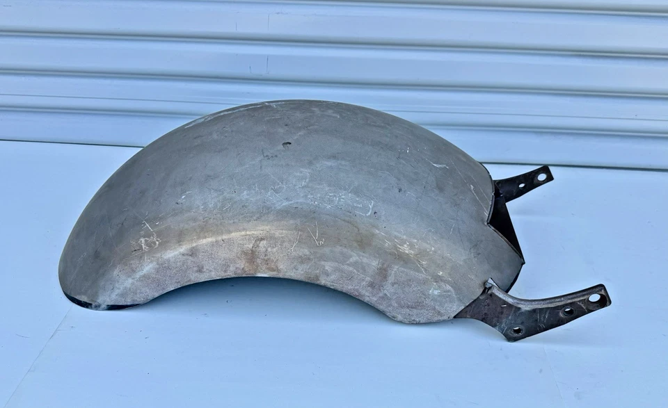 NEW KRAFT TECH 12-3/4" STRUTLESS REAR FENDER SOFTAIL WIDE-TIRE HARLEY CHOPPER - Image 2 of 4