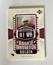 2003 UD PATCH COLLECTION ROOKIE INNOVATION ANQUAN BOLDIN RC ARIZONA CARDINALS