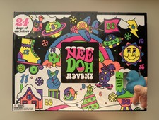 2026 Schylling Nee Doh Door Christmas Advent Calendar 24 Days of Surprises, New