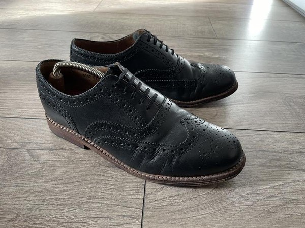 Men Grenson Heels Black Leather 43