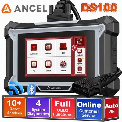 Automotive OBD2 Scanner Code Reader ABS SRS Transmission Engine Diagnostic Tool