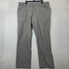 Duluth Trading Co Pants Mens 40x32 Flexpedition Grey Cargo Hiking Stretch EUC