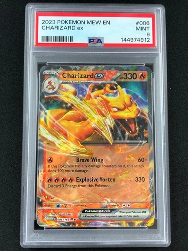 Pokemon 2023 Charizard EX 006/165 PSA 9