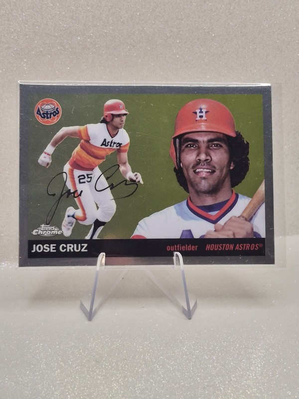 2025 Topps Chrome Platinum  Jose Cruz Base Astros