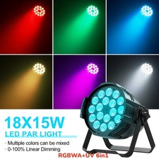 RGBWA UV 18x15W LED Par Light Stage Bar Wash Lighting DMX Disco Party Show Light