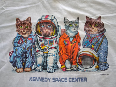 Cat Astronaut Shirt - Space Kennedy Center 