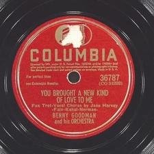 BENNY GOODMAN New Kind Love / Close Pages COLUMBIA 36787 VG+ 78 10" 1945