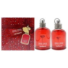 "Amor Amor by Cacharel for Women - 2 Pc Gift Set 3.4oz EDT Spray, 1oz EDT Spray"