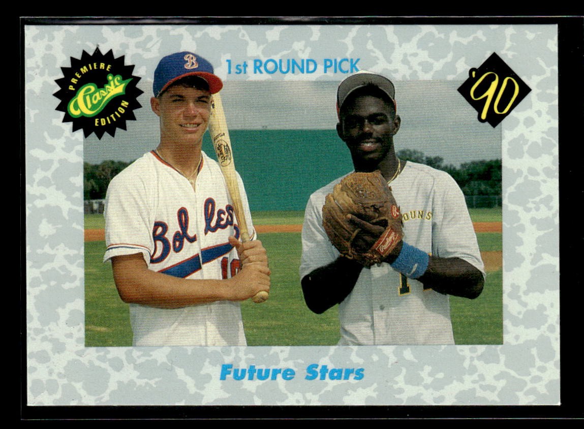 1990 Classic Draft Picks #NNO Chipper Jones / Rondell White RC Rookie F024