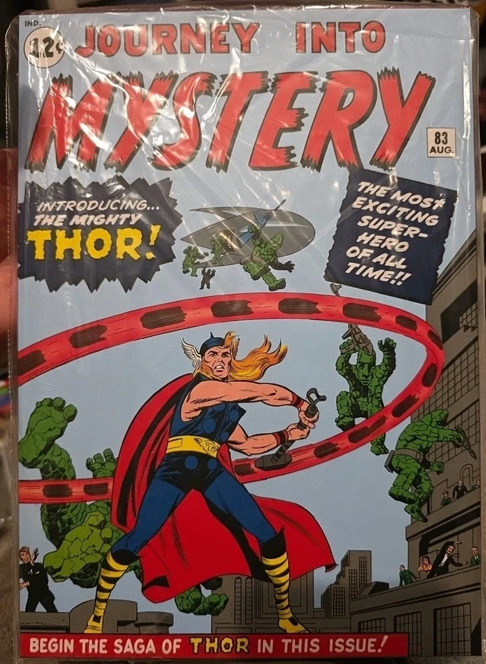 Journey into Mystery - 1 OZ. SILVER FOIL / SHEET CGC 10. Orig Packaging.  #344. - Image 3 of 3