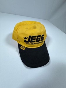 JEGS High Performance Yellow and Black Baseball Cap
