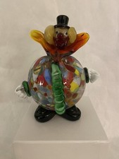 Murano Art Glass Clown, Labeled Murano Glass As Shown In Photos.