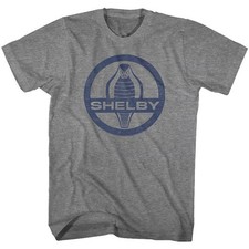 Carroll Shelby Motors Shelby Cobra Snake Logo Graphite Heather T-Shirt