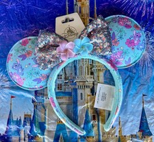 2026 Disney Parks Stitch Angel Hibiscus Spring Minnie Ear Headband Ears New