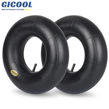 GICOOL 2-Pack 13x6.50-6 Inner Tube for Lawn Mower, TR-13 Valve Stem, Heavy Duty