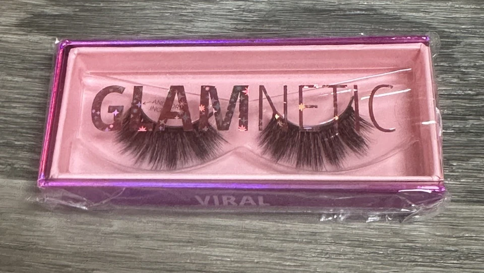 GLAMNETIC “VIRAL” One Pair Of Magnetic Reusable Eyelashes - Image 4 of 4