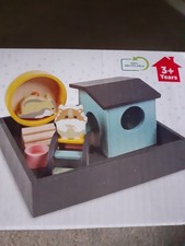 Little Town Timeless Toys - Wooden Hampster Run Set