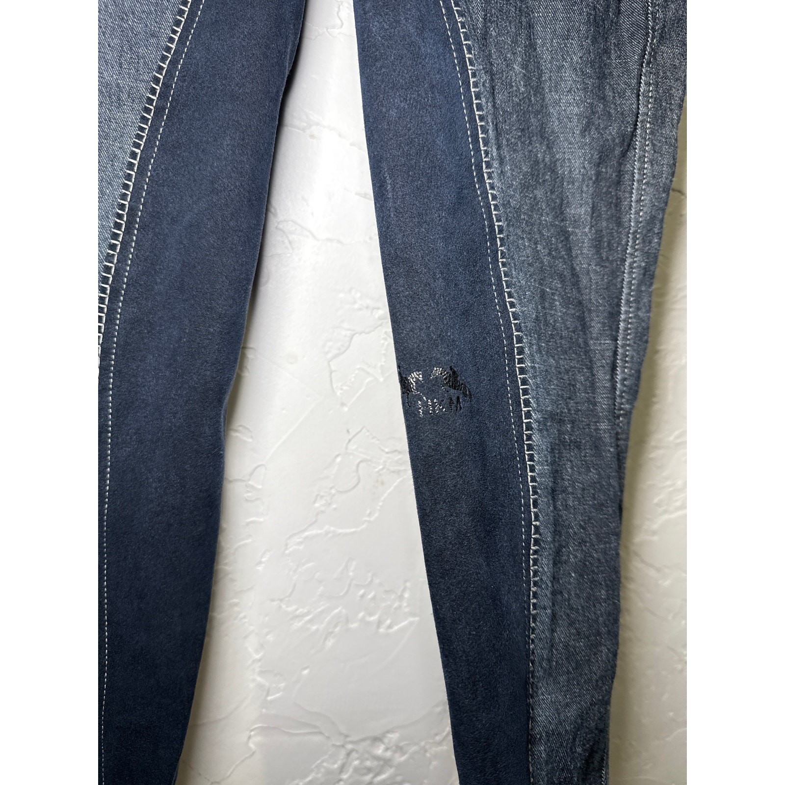 HKM horse riding denim jeans womens 22 outdoors stretch performance
