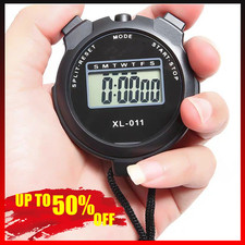 Waterproof Digital Handheld Sports Stopwatch Stop Watch Timer Alarm Counter