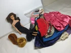Vintage MIDGE 1962 Wigs + Mattel BARBIE 1958 Doll w/Clothing & Accessories Japan