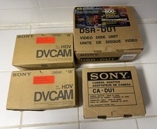 SONY DSR-DU1  CA-DU1  PDVM-32N/3 Compact Videodisk Unit Bundle