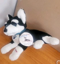 NWT Jakks Pacific Nintendogs Pet & Play Pup Siberian Husky Interactive Plush Toy