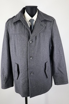 Casa Moda grauer Kurzmantel Herbst/Winter Gr.56/XXL Wolle Polyamid Polyester