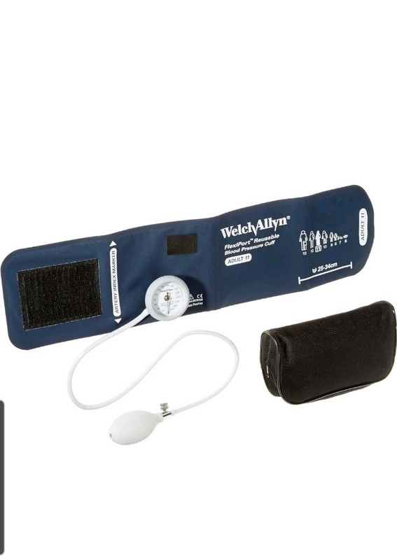 Welch Allyn DS44-11C Gauge with Durable One Piece Cuff and Case, Adult