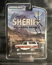 Longmire Bronco 1:64 Signed By Robert Taylor and Craig Johnson at Longmire Days