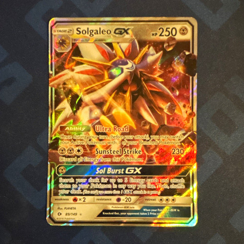 Pokemon TCG Solgaleo GX UR Full Art Holo 89/149 EN 2017 250HP