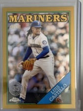2023 Topps Chrome 1988 Topps Baseball Luis Castillo #88BC-13 Gold Refractor /50