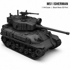 KIT MODELO MEDIO ISRAELÍ SSMODEL 1/144 M51 ISHERMAN TSS1440240