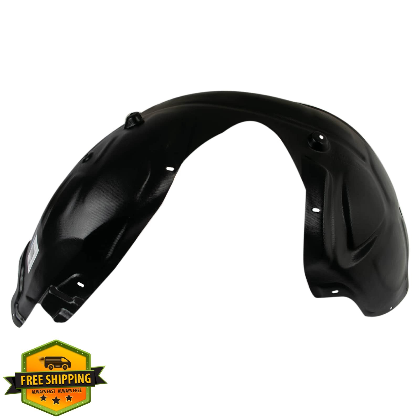 TRQ Fender Liner Set BMW 5 Series 97-03 Front Inner Pair