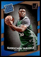 2017-18 Donruss Rated Rookie Guerschon Yabusele Rookie Boston Celtics #154