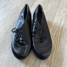 Capezio Black Tap Dance Shoes with Metal Sole Plates