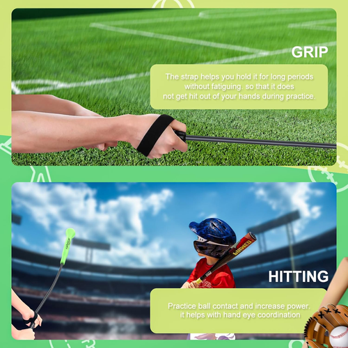 Baseball Hitting Trainer,Baseball Training Equipment, Baseball Batting Practice - Picture 3 of 12