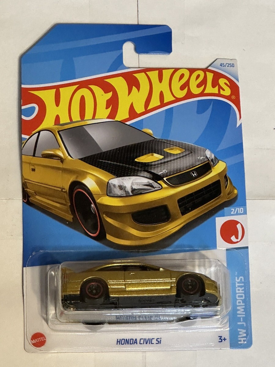 New Hot Wheels Honda Civic Si Gold 2024 #45 -B Case Mainline