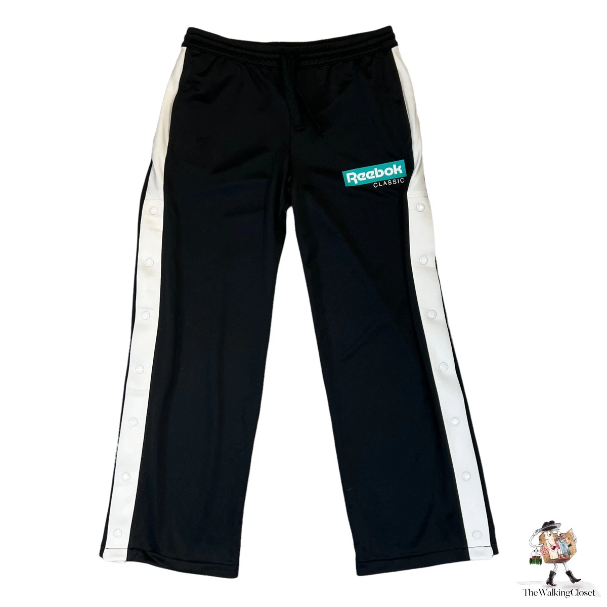 Trousers reebok Popper Bottom Suit Black Trousers Tracksuit Anzug Sport Trainer eBay #4 Trousers reebok Popper Bottom Suit Black Trousers Tracksuit Anzug Sport Trainer eBay