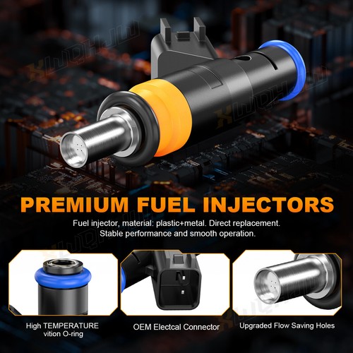 NEW 8x Fuel Injectors For Dodge Chrysler Jeep 5.7L Hemi SET BENCH TESTED USA - Picture 6 of 11