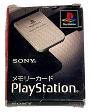 Boxed Genuine Sony Playstation 1 Memory Card 1MB Grey PS1 Official 9