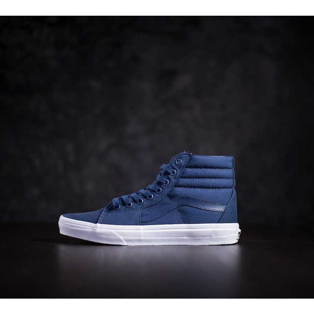 dress blue vans sk8 hi