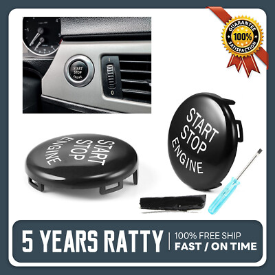 Start Stop Knopf Schwarz für BMW E90 E91 E92 E93 E83 E84 E87 E89 E70 E71 E60