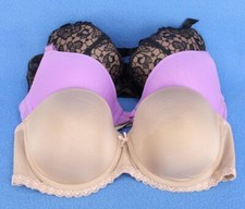 Lote de sujetador push up acolchado con aros Aubade Ongossamer B'Tempt'd talla 32D #C6606