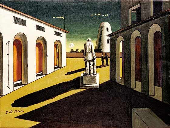 Giorgio de Chirico、SOUVENIR D'ITALIE de Chirico - Piazza souvenir d'Italie [1925] | Giorgio de Ch